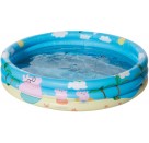 Happy People 16260 Peppa Pig 3-Ring-Pool, aufgeblasen ca. 100x23 cm,