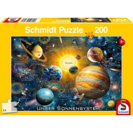 Schmidt Spiele Puzzle Unser Sonnensystem, 200 Teile