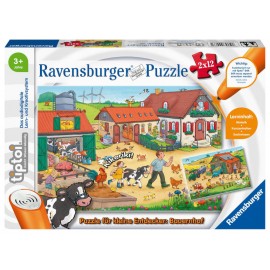 Ravensburger 00066 tiptoi Puzzle für kleine Entdecker: Bauernhof Puzzl