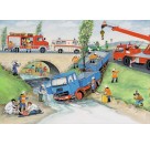 Ravensburger 08851 Puzzle Bei der Feuerwehr 2 x 24 Teile