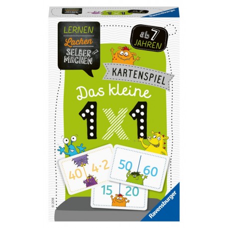 Ravensburger 80350 Lernen Lachen Selbermachen: Kartenspiel Das kleine 1 x 1