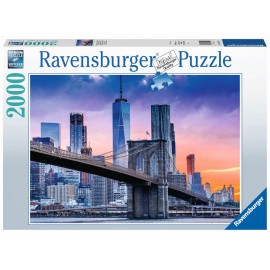 Ravensburger 16011 Puzzle Von Brooklyn nach Manhatten 2000 Teile