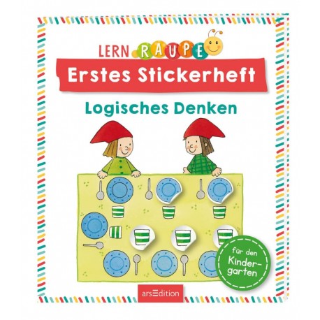 Lernraupe - Erstes Stickerheft - Logisches Denken