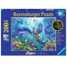 Ravensburger 13678 Puzzle Leuchtendes Unterwasserparadies 200 Teile