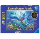 Ravensburger 13678 Puzzle Leuchtendes Unterwasserparadies 200 Teile