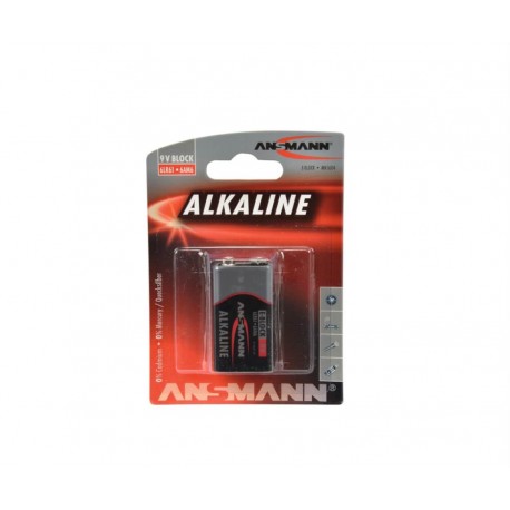 Ansmann 9V-Block-Batterie Alkaline