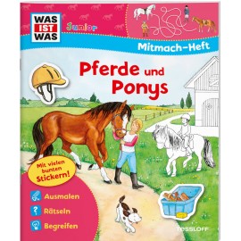 Tessloff WAS IST WAS Junior Mitmach-Heft Pferde und Ponys