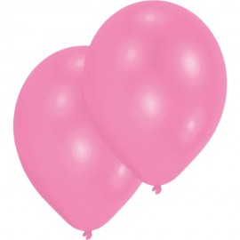 10 Latexballons Standard pink 27,5 cm/11''