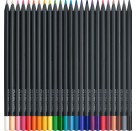 Faber-Castell Buntstifte Black Edition 24er Kartonetui