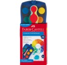 Faber-Castell Farbkasten Connector 12 Farben blau Faber-Castell