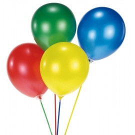15 Ballonstäbe aus Plastik sortiert