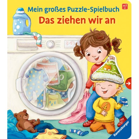 Ravensburger 41046 Mein großes Puzzle-Spielbuch: Das ziehen wir an