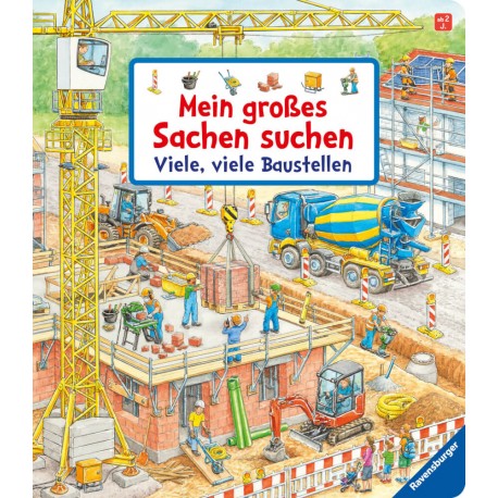 Ravensburger 43894 Mein großes Sachen suchen: Viele, viele Baustellen