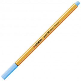 Fineliner - STABILO point 88 - Einzelstift - Neonfarbe, leuchtfarbenblau