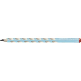 Ergonomischer Dreikant-Bleistift für Rechtshänder - STABILO EASYgraph in blau - Einzelstift - Härteg