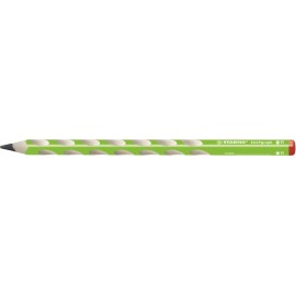 Ergonomischer Dreikant-Bleistift für Rechtshänder - STABILO EASYgraph in grün - Einzelstift - Härteg