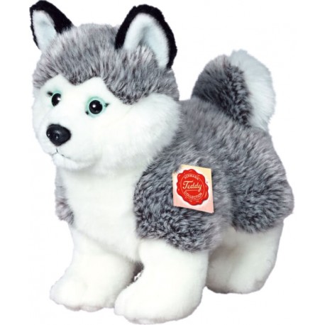 Teddy Hermann Husky stehend, ca. 23 cm