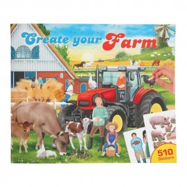 Create your Farm - Malbuch mit Stickern