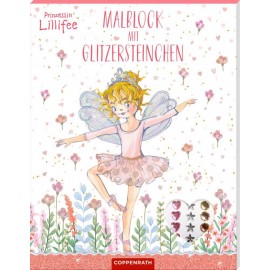 Prinzessin Lillifee: Malblock mit Glitzersteinchen