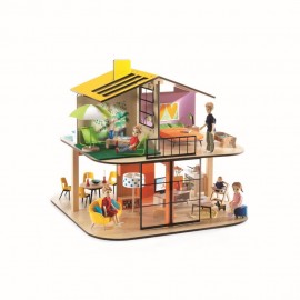 Puppenhaus: Farbiges Haus