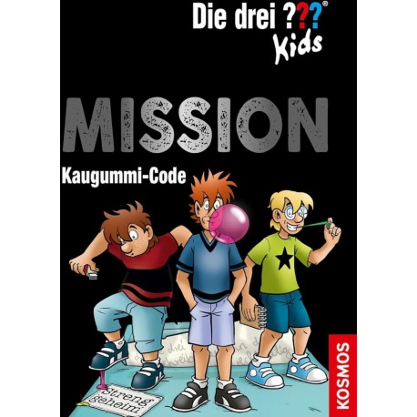 Kosmos Die drei ??? Kids Mission Kaugummi-Code (Escape)