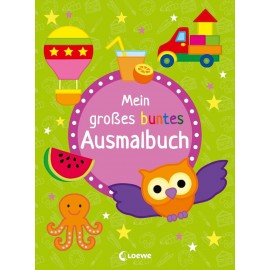 Mein großes buntes Ausmalbuch (Eule)