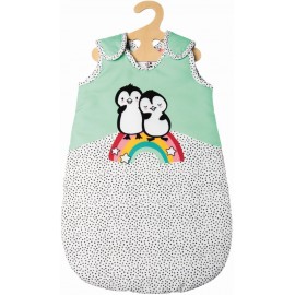 Puppen-Schlafsack Pinguin Pünktchen, Gr. 35-45 cm