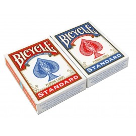 Poker BICYCLE Standard Dobble-Pack RED+BLUE