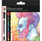 Marabu Permanent Marker Graphix 12er-Sortierung SIGNIFICANT