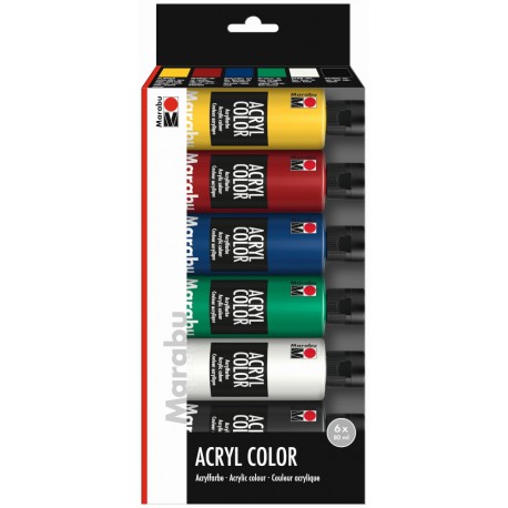 Marabu Acryl Color Set 6 x 80 ml