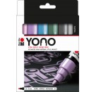 Marabu YONO Marker Set PASTEL, 6 x 1,5-3 mm