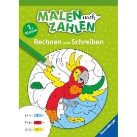 Ravensburger 48977 Malen nach Zahlen, 1. Kl.: Rechnen und Schreiben