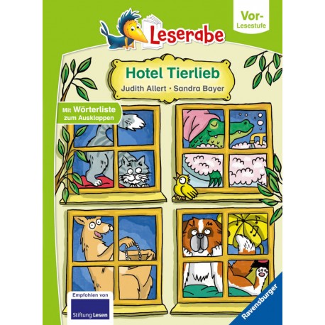 Ravensburger 46185 Leserabe - Vor-Lesestufe: Hotel Tierlieb