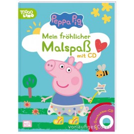 Peppa: Mein fröhlicher Malspaß mit CD
