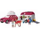 Schleich 42535 Horse Club Abenteuer mit Auto und Pferdeanhänger