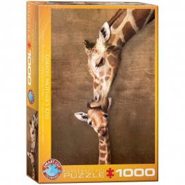 EuroGraphics Puzzle Giraffenmutterkuss 1000 Teile