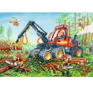 Ravensburger 07802 Puzzle: Bagger und Waldtraktor 2x24 Teile