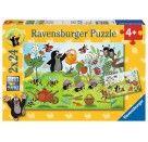 Ravensburger 08861 Puzzle Der Maulwurf im Garten 2x24 Teile