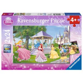 Ravensburger 08865 Puzzle Disney Princess - Zauberhafte Prinzessinnen 2x24 Teile