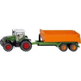 SIKU 1989 Fendt mit Hakenliftfahrgestellt und Mulde 1:50