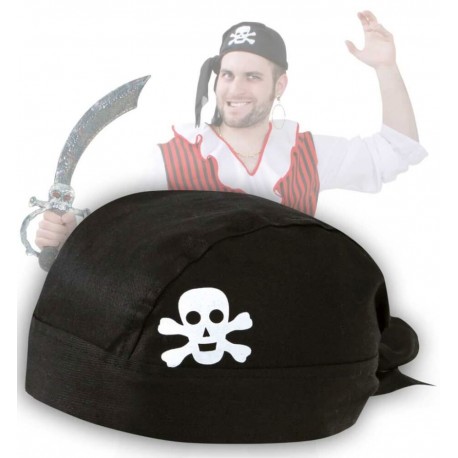 FRIES - Piraten-Bandana schwarz