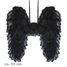 FRIES - Engelsflügel schwarz, 55 x 51 cm