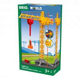 BRIO 63383500 Construction Crane with Lights