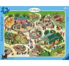 Ravensburger 05565 Puzzle Ali Mitgutsch: Im Zoo 30 Teile