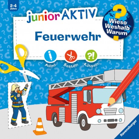 Ravensburger 60022 Wieso? Weshalb? Warum? junior AKTIV:  Feuerwehr