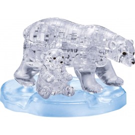 Crystal Puzzle - Eisbärenpaar 40 Teile