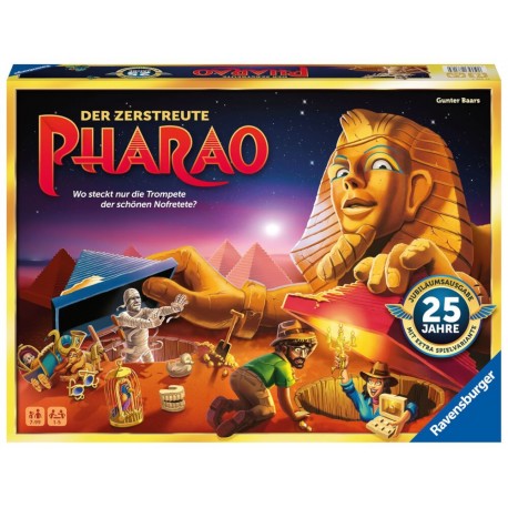 Ravensburger 27316 Der zerstreute Pharao - 25 Jahre Jubiläumsausgabe - D - 27316 - Ravensburger