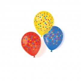 10 Latex Ballons Konfetti Party 11