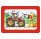 Ravensburger 06573 My first Puzzle Bagger, Traktor und Kipplader 3 x 6 Teile