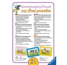 Ravensburger 06573 My first Puzzle Bagger, Traktor und Kipplader 3 x 6 Teile